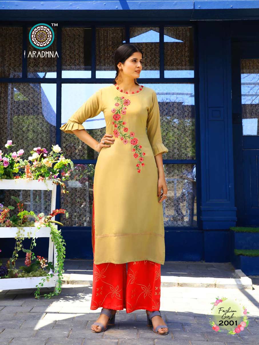 Fashion Girl Vol-2 Embroidery Print Kurti Set Fashion Girl Vol-2 Embroidery Print Kurti Set